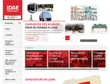 Tablet Screenshot of idae-design.com